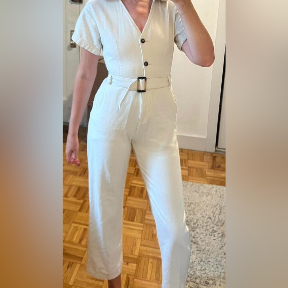 Women's Cream Romper with tag